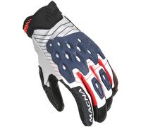 §Guantes de Moto Macna Tanami Blanco-Azul-Rojo§