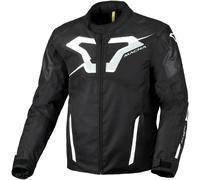 Macna Tazar 2.0, chaqueta textil impermeable XS male Negro/Blanco