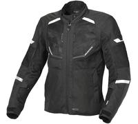 Macna Tondo chaqueta textil impermeable para motocicletas, negro, tamaño L