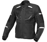 Macna Tondo chaqueta textil impermeable para motocicletas, negro, tamaño 2XL para Hombres