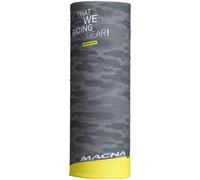 Macna Tube Calentador de cuello, gris-amarillo para Hombres