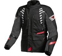 Macna Ultimax chaqueta textil impermeable para motocicletas, negro-rojo, tamaño 3XL para Hombres