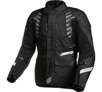 Macna Ultimax chaqueta textil impermeable para motocicletas, negro, tamaño S para Hombres