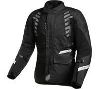 Macna Ultimax impermeable Chaqueta textil de motocicleta para mujer, negro, tamaño XS