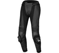 Macna Vario Pantalones de cuero de moto para mujer, negro, tamaño 46