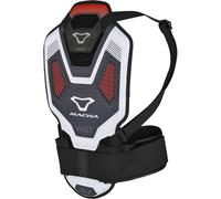 Macna Vault Protector de espalda, Negro/Blanco, Talla S