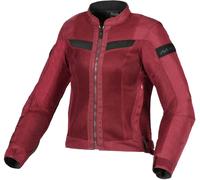 Macna Velotura Chaqueta textil de moto para mujer, rojo, tamaño S