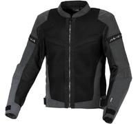 Macna Velotura NightEye Chaqueta textil de moto, negro/gris, Talla 3XL
