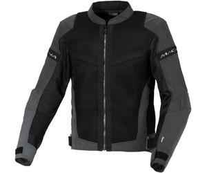 Macna Velotura NightEye Chaqueta textil de moto, negro/gris, Talla XL