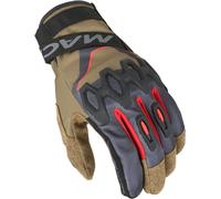 Macna Zairon Guantes de moto, negro/marrón, Talla L