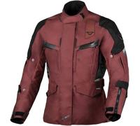 Macna Zastra impermeable Chaqueta textil de motocicleta para mujer, rojo, tamaño XS
