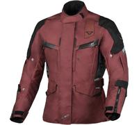 Macna Zastra impermeable Chaqueta textil de motocicleta para mujer, rojo, tamaño S