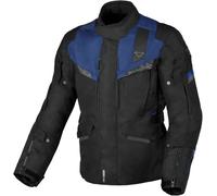 Macna Zastro, chaqueta textil impermeable XL male Negro/Azul Oscuro