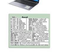 MaćÖs - Pegatinas para atajos de teclado, pegatinas para teclado, pegatinas de clave para ordenador portátil - Äpple Windowś Photøshop Shortcuт Keys PVC Printed Lamination Knowledge Film 1 hoja