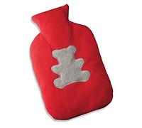 Macom Enjoy & Relax 922 - Boule no Water de tela suave, calentable en el microondas y refrigerable en el congelador, rojo/gris