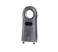 MACOM Enjoy & Relax 989 Bladeless Breeze - Enfriador evaporativo sin Asas, Metal y plástico, Gris, Portata 10 m3/Minuto