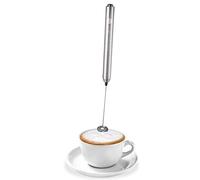 Macom Just Kitchen 863 Espuma & Leche Leche a pilas (acero inoxidable, plata