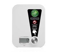 Macom Just Kitchen 868 Smart Scale Báscula Electrónica para alimentos sin pilas, blanco