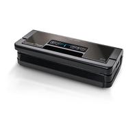 MACOM, Máquina de envasado al vacío profesional - Doble bomba de succión, 2 barras de soldadura y portarrollos integrado, estructura de acero bruñido con pantalla LCD - Forever Fresh VAC8090