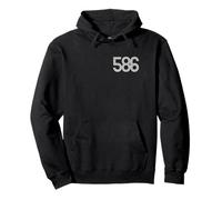 Macomb County Michigan 586 Código de Área Warren Sterling Heights Sudadera con Capucha