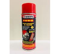 Macota - Esmalte en spray color rojo resistente a las altas temperaturas, para frenos, tubos de escape, pinzas, 400 ml.