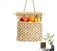 Macrame Plant Hanger - Flower Pots Decor, Boho Wall Basket