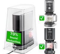 MACROMAGIX Cubierta reductora de sonido para licuadora, compatible con Ninja Creami, Vitamix, Oster y la mayoría de licuadoras debajo del gabinete, carcasa acústica para reducción de ruido