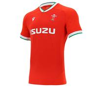 Macron 58125551 WRU M20 WRU M20 Camiseta Home Pro Authentic Technical Body Fit SS SR, Rojo, S Hombre