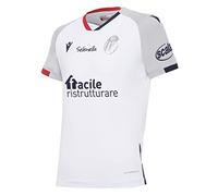 Macron Bfc M20 Gara Mm Jr - Camiseta Away de niño Bologna FC 2020/21 niño, Blanco, JL