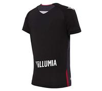 Macron Bfc M20 Maglia Gara Third Mm Jr Tercera Camiseta Bologna FC 2020/21, niño, 0-24, Negro, JL