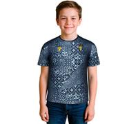 Macron - Camiseta oficial Cadiz Cf Pre-Match 2025-2026 Niño, Unisex, 128 cm
