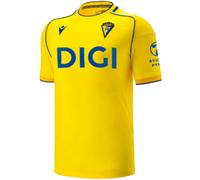 Macron - Camiseta oficial Cadiz CF Primera Equipación 2025-2026 Niño, Unisex, Yellow, 152 cm