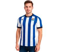 Macron - Camiseta oficial Real Sociedad Primera Equipación 2025-2026, Unisex, Blue-White, L