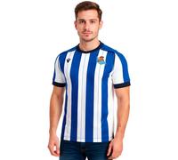 Macron - Camiseta oficial Real Sociedad Primera Equipación 2025-2026, Unisex, Blue-White, XL