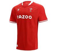 Macron Camiseta réplica de Rugby galés 2021/22, Azul, S para Hombre
