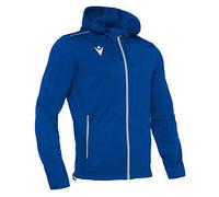 Macron FREYR Full Zip Hoody Roy Sweatshirt, Bleu ROI, 5XL Men's