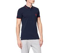 Macron Merchandising ufficiale Polo de algodón piqué línea Fan Bologna FC 2021/22, Unisex Adulto, Rojo, S