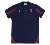 Macron Merchandising ufficiale Polo Modelo Staff de niño Bologna FC 2021/22, Unisex niños, Rojo, JXL