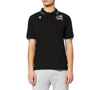 Macron Merchandising ufficiale Polo Travel Polycotton cebre Rugby 2021/22, Unisex Adulto, Multicolor, S