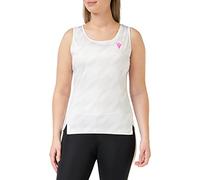Macron Padel Start CB Lucia Singlet Woman White Printed Canotta da gioco, Mujer, Color Blanco, L