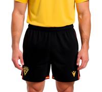 Macron - Pantalón corto Cadiz Cf Segunda Equipación 2025-2026, Unisex, Black, S