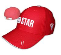 Macron Rojo Estrella Belgrado Gorra Béisbol Rsb Fan Cap Ajustable Red Serbia