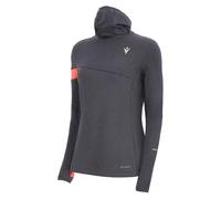 Macron Run Fcc Blondie Top Cuello Alto Mujer Mgry/Ncor Jersey para Correr, Gris, XL