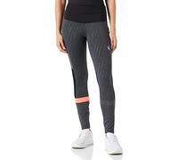 Macron Run Fcc Clover Light Strtch-Pantalones Largos para Mujer, Color Correr, Gris-Negro, XL