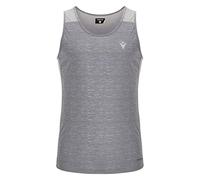 Macron Run Start Scd Placid Singlet Print Gry Mel Man Camiseta de Tirantes para Hombre