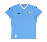 Macron SS Lazio Temporada 2021/22 Camiseta Primera Equipación competición para niño, Junior, Turquesa, JM