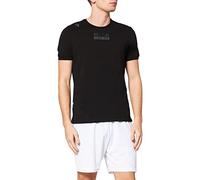 Macron SSL Merch Bj NER SR, Camiseta de algodón Oficial Senior Mm SS Lazio 2019/2020 para Hombre, Hombre, 58015020, Negro, S