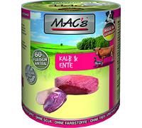 Mac's Alimento para Perros sin Cereales, Ternera y Pato, 400 g