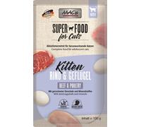 MAC's Cat 100gx12 Kitten Carne de res y pollo bolsa fresca