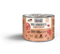 MAC's Cat Carne de Res & Corazones de Pollo 200gx6